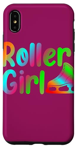 Roller Skating Girls Custodia per iPhone XS Max Pattini a rotelle Ragazza Pattinaggio Ragazze