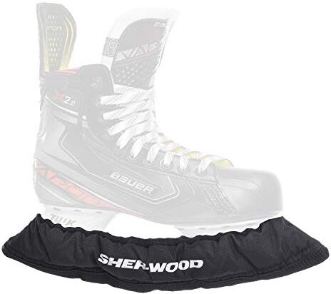 Sherwood Unisex Copri-Pattini Sher-Wood PRO Senior, per Hockey su Ghiaccio, Unisex, Eishockey, Black, Taglia Unica