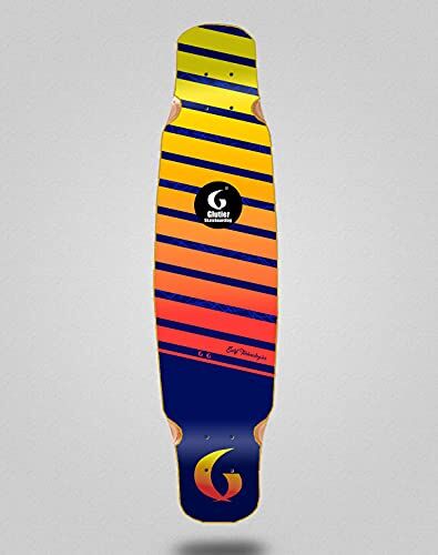 Lordofbrands Glutier Skate Skateboard Longboard Deck Mix Bamboo 46x9 Lumix