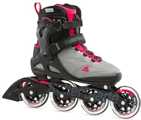 Rollerblade Macroblade 90 W, Pattini in Linea. Donna, Grigio Neutro/Rosa Paradiso, 42.5