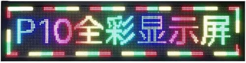 GPECTIFO Tabellone pubblicitario a LED for esterni programmabile a colori con logo LED Matrix Board, adatto for negozi (Color : Multi-colored, Size : 137 * 57cm)