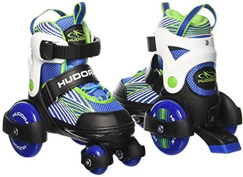 Hudora Pattini a rotelle My First Quad in diverse misure e colori pattini a rotelle di qualità per bambini fino a 20kg pattini regolabili sicuri e con rotelle grandi per iniziare