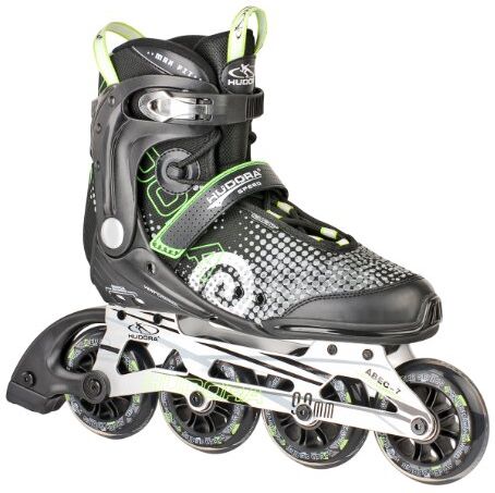 Hudora RX-90 – Pattini a rotelle, Unisex, Inlineskate RX-90, nero, 36