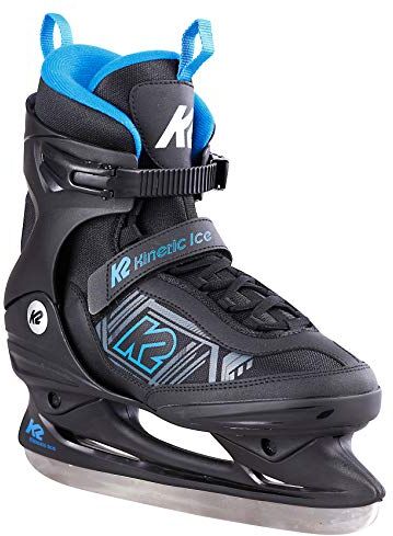 K2 Kinetic Ice Pattini da ghiaccio da uomo M, nero e blu, EU 39.5, UK 6, US 7, 25E0230