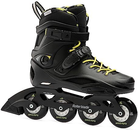 Rollerblade RB Cruiser, Pattino in Linea Uomo, Nero/Giallo Neon, 210