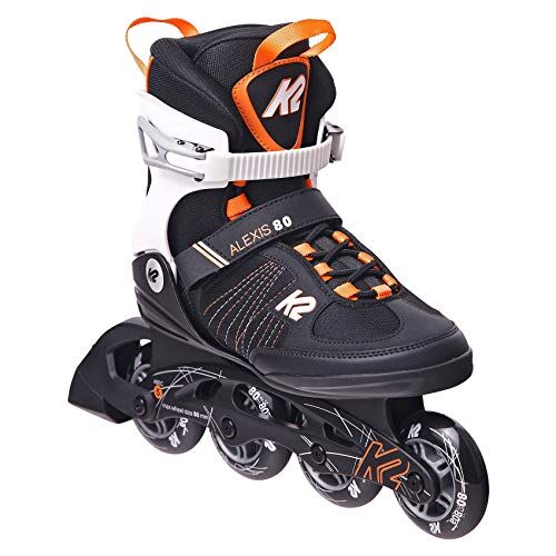 K2 Skates Donne Pattini in linea ALEXIS 80 black-orange — black orange — EU: 41.5 (Mondo: 270 / cm: 27 / UK: 7.5 / US: 10) — 30E0874