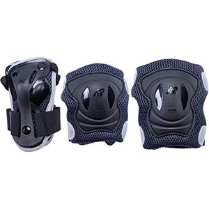 K2 Skates Unisex Protezioni per pattini in linea PERFORMANCE PAD SET W — black anthracite — L (Knee: A:41-45cm B:36-39cm / Elbow: A:27-30cm B:26-29cm / Wrist: A:22-24cm B:19-21cm) — 30E1418 K2 Skates Unisex Protezioni per pattini in linea PERFORMANCE PAD SET W — black anthracite — L (Knee: A:41-45cm B:36-39cm / Elbow: A:27-30cm B:26-29cm / Wrist: A:22-24cm B:19-21cm) — 30E1418