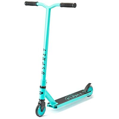 Osprey Monopattino acrobatico per bambini, adulti, ragazzi e ragazze, monopattino avanzato a T con cuscinetti ABEC 5, cuffie HIC e manubrio ergonomico, RT-1440, diversi colori, verde acqua Osprey Monopattino acrobatico per bambini, adulti, ragazzi e ragazze, monopattino avanzato a T con cuscinetti ABEC 5, cuffie HIC e manubrio ergonomico, RT-1440, diversi colori, verde acqua
