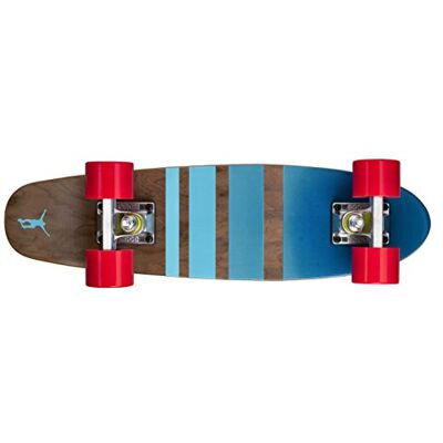Ridge Skateboards Maple Mini Cruiser- NR3 Skateboard, Rosso Ridge Skateboards Maple Mini Cruiser- NR3 Skateboard, Rosso