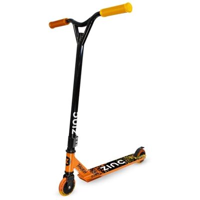Zinc Thrash Monopattino per bambini dagli 8 ai 12 anni, telaio in alluminio leggero da 2,92 kg con ruote in poliuretano da 100 mm e cuscinetti ABEC 9, monopattino da guida scorrevole con barre Pro Zinc Thrash Monopattino per bambini dagli 8 ai 12 anni, telaio in alluminio leggero da 2,92 kg con ruote in poliuretano da 100 mm e cuscinetti ABEC 9, monopattino da guida scorrevole con barre Pro
