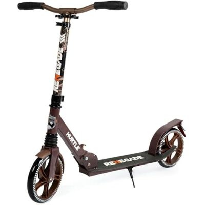 Hurtle Renegade Kick Scooters for Kids Teenagers Adults- 2 Wheel Kids Scooter with Adjustable T-Bar Handlebar Alloy Anti-Slip Deck Portable Folding Scooters for Kids with Carrying Strap Hurtle Renegade Kick Scooters for Kids Teenagers Adults- 2 Wheel Kids Scooter with Adjustable T-Bar Handlebar Alloy Anti-Slip Deck Portable Folding Scooters for Kids with Carrying Strap