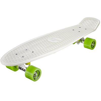 Ridge Skateboards 27' Mini Cruiser Skateboard completo, Glow in the Dark, Incandescente, Verde Ridge Skateboards 27' Mini Cruiser Skateboard completo, Glow in the Dark, Incandescente, Verde