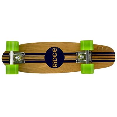 Ridge Skateboards Maple Mini Cruiser Original Skateboard, Verde Ridge Skateboards Maple Mini Cruiser Original Skateboard, Verde