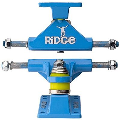 Ridge Skateboards Mini Cruiser Skateboard Trucks, Blu, 3 Ridge Skateboards Mini Cruiser Skateboard Trucks, Blu, 3