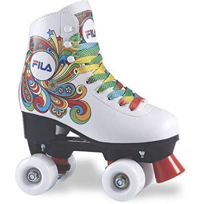 Fila 013017007 Bella Pattino in Linea Donna White Taglia 32 Fila 013017007 Bella Pattino in Linea Donna White Taglia 32