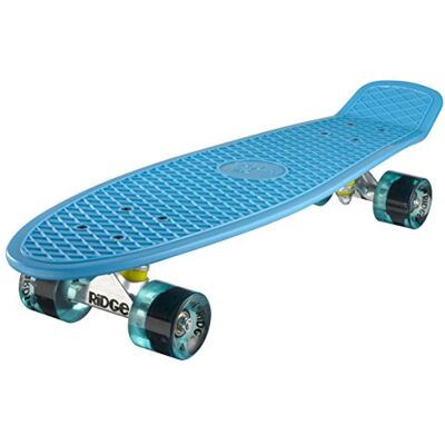 Ridge Skateboards Big Brother Retro Cruiser, Azzurro/Blu chiaro, 69 cm (27'') Ridge Skateboards Big Brother Retro Cruiser, Azzurro/Blu chiaro, 69 cm (27'')