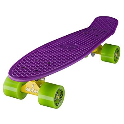 Ridge Mix It Up Mini Cruiser Skate Skateboard retro 22" completo in 18 stili diversi, fatto in l'UE, di alta qualità formula segreta di plastica Ridge Mix It Up Mini Cruiser Skate Skateboard retro 22" completo in 18 stili diversi, fatto in l'UE, di alta qualità formula segreta di plastica