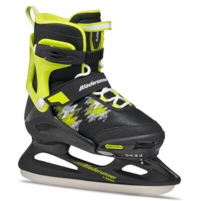 Rollerblade Bladerunner Micro Ice Pattini da ghiaccio Misura Regolabile, Bambini e ragazzi, Nero/Lime, 32-37 Rollerblade Bladerunner Micro Ice Pattini da ghiaccio Misura Regolabile, Bambini e ragazzi, Nero/Lime, 32-37