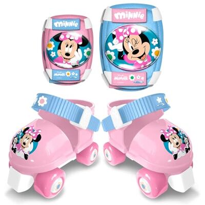 Stamp Pattini per scooter 23/27 + arco e protezione per ginocchia Minnie Stamp Pattini per scooter 23/27 + arco e protezione per ginocchia Minnie