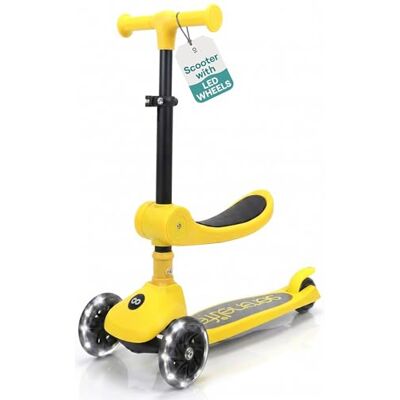 SereneLife Monopattino Bambino Pieghevole, Monopattino Bambina a 3 Ruote con Luci LED, Manubrio Regolabile e Freno, Monopattino a 3 Ruote, Scooter per Bambini e Bambine dai 3 Anni fino a 50 kg SereneLife Monopattino Bambino Pieghevole, Monopattino Bambina a 3 Ruote con Luci LED, Manubrio Regolabile e Freno, Monopattino a 3 Ruote, Scooter per Bambini e Bambine dai 3 Anni fino a 50 kg