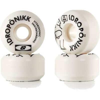 Hydroponic - Hykea - 53mm - Bianco - Ruote per skateboard Hydroponic - Hykea - 53mm - Bianco - Ruote per skateboard