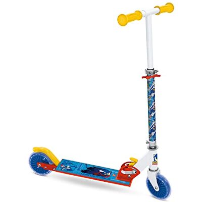Mondo Toys SONIC SEGA ALU SCOOTER Monopattino 2 ruote pieghevole in alluminio con pedana extra grip e manubrio regolabile per bambini Mondo Toys SONIC SEGA ALU SCOOTER Monopattino 2 ruote pieghevole in alluminio con pedana extra grip e manubrio regolabile per bambini