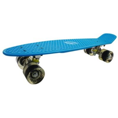 Ridge Skateboards Big Brother Retro Cruiser, Azzurro/Trasparente, 69 cm (27'') Ridge Skateboards Big Brother Retro Cruiser, Azzurro/Trasparente, 69 cm (27'')