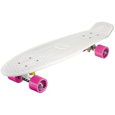 Ridge Skateboards 27' Mini Cruiser Skateboard completo, Glow in the Dark, Incandescente, Rosa Ridge Skateboards 27' Mini Cruiser Skateboard completo, Glow in the Dark, Incandescente, Rosa