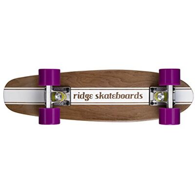 Ridge Skateboards Maple Mini Cruiser- NR4 Skateboard, Viola Ridge Skateboards Maple Mini Cruiser- NR4 Skateboard, Viola