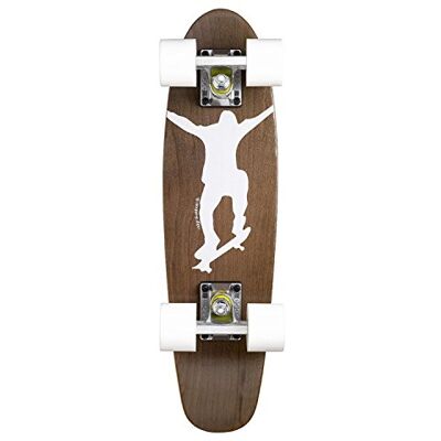 Ridge Skateboards Maple Mini Cruiser- NR1 Skateboard, Bianco Ridge Skateboards Maple Mini Cruiser- NR1 Skateboard, Bianco