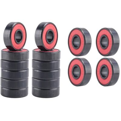 Krytavo Cuscinetti in Ceramica da 16 Pezzi Resistenti all'Usura Ad Alta velocità per Ruote da Skateboard Krytavo Cuscinetti in Ceramica da 16 Pezzi Resistenti all'Usura Ad Alta velocità per Ruote da Skateboard