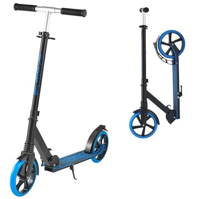 VEVOR Monopattino con 2 Ruote per Bambini da 8 Anni, Monopattino Pieghevole per Mobilità Urbana Carico max. 100kg Altezza Regolabile a 3 Livelli, Pedana Antiscivolo e Freno a Pedale, Blu VEVOR Monopattino con 2 Ruote per Bambini da 8 Anni, Monopattino Pieghevole per Mobilità Urbana Carico max. 100kg Altezza Regolabile a 3 Livelli, Pedana Antiscivolo e Freno a Pedale, Blu