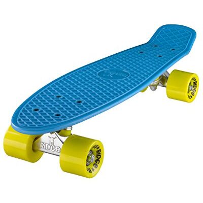 Ridge Mini Cruiser Skate Skateboard retro 22" completo, fatto in l'UE, cuscinetti ABEC 7, alta qualità formula segreta di plastica Ridge Mini Cruiser Skate Skateboard retro 22" completo, fatto in l'UE, cuscinetti ABEC 7, alta qualità formula segreta di plastica