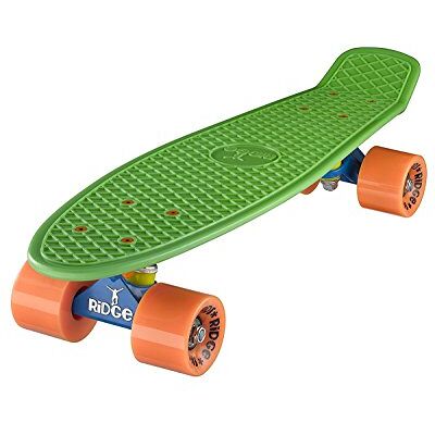 Ridge Mix It Up Mini Cruiser Skate Skateboard retro 22" completo in 18 stili diversi, fatto in l'UE, di alta qualità formula segreta di plastica Ridge Mix It Up Mini Cruiser Skate Skateboard retro 22" completo in 18 stili diversi, fatto in l'UE, di alta qualità formula segreta di plastica