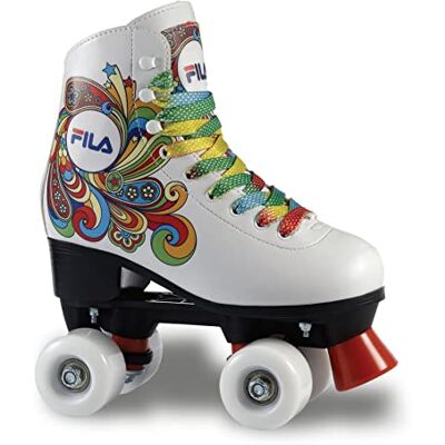 Fila 013017007 Bella Pattino in Linea Donna White Taglia 33 Fila 013017007 Bella Pattino in Linea Donna White Taglia 33