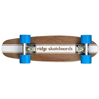 Ridge Skateboards Maple Mini Cruiser- NR4 Skateboard, Blu Ridge Skateboards Maple Mini Cruiser- NR4 Skateboard, Blu