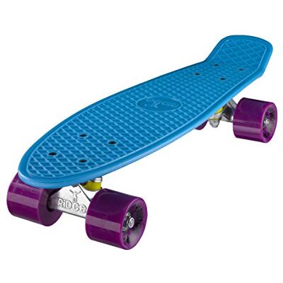 Ridge Mini Cruiser Skate Skateboard retro 22" completo, fatto in l'UE, cuscinetti ABEC 7, alta qualità formula segreta di plastica Ridge Mini Cruiser Skate Skateboard retro 22" completo, fatto in l'UE, cuscinetti ABEC 7, alta qualità formula segreta di plastica