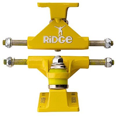 Ridge Skateboards Mini Cruiser Skateboard Trucks, Giallo, 3 Ridge Skateboards Mini Cruiser Skateboard Trucks, Giallo, 3