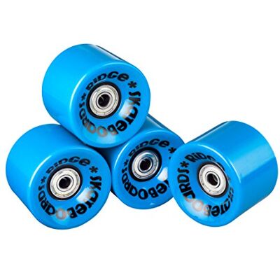 Ridge Ruote Morbide Cruiser 59 mm 78A Pu W Abec 7 Cuscinetti Set di 4 Pezzi, Blu Ridge Ruote Morbide Cruiser 59 mm 78A Pu W Abec 7 Cuscinetti Set di 4 Pezzi, Blu