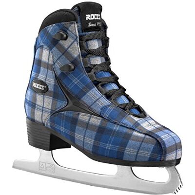 ROCES , Pattini da Ghiaccio Donna Logger, Blu (Blue-Grey), 42 ROCES , Pattini da Ghiaccio Donna Logger, Blu (Blue-Grey), 42