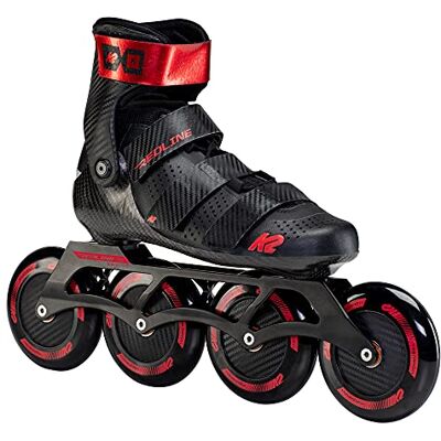 K2 Skates Unisex-Adult Pattini in linea REDLINE 110 black_red — black red — EU: 44 (Mondo: 285 / cm: 28.5 / UK: 9.5 / US: 10.5) — 30F0195 K2 Skates Unisex-Adult Pattini in linea REDLINE 110 black_red — black red — EU: 44 (Mondo: 285 / cm: 28.5 / UK: 9.5 / US: 10.5) — 30F0195