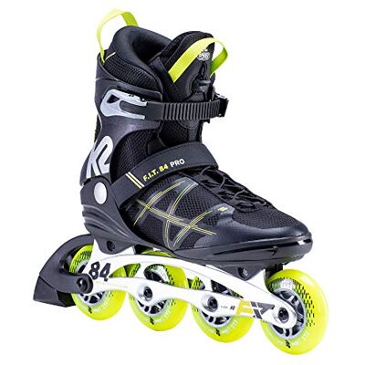 K2 Skates Uomini Pattini in linea F.I.T. 84 PRO — black yellow — EU: 42 (Mondo: 270 / cm: 27 / UK: 8 / US: 9) — 30E0013 K2 Skates Uomini Pattini in linea F.I.T. 84 PRO — black yellow — EU: 42 (Mondo: 270 / cm: 27 / UK: 8 / US: 9) — 30E0013