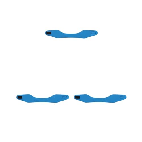 Paowsietiviity Set di 3 fasce per bambini e adulti, in morbido neoprene, 51 cm, colore: azzurro