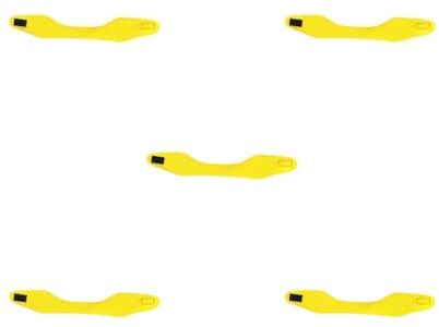 Paowsietiviity Set di 5 cerchietti per bambini e adulti, in morbido neoprene, 58 cm, colore: giallo