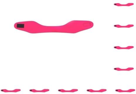 Paowsietiviity Set di 10 cerchietti per bambini e adulti, in morbido neoprene, 51 cm, colore: rosa