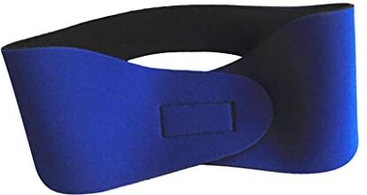 Paowsietiviity Cerchietto per bambini e adulti, in morbido neoprene, 51 cm, colore: blu