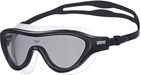 Arena The One Mask Occhialini Nuoto Anti-Appannamento Unisex Adulto, Maschera Piscina con Grandi Lenti, Protezione UV, Ponte Nasale Autoregolante, Guarnizioni Orbit-Proof