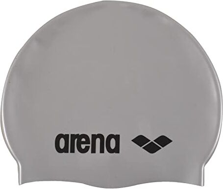 Arena Classic Silicone Cuffia Unisex in Silicone, Cuffia Piscina Donna e Uomo, Cuffia Nuoto con Bordo Rinforzato, Cuffia Morbida e Resistente