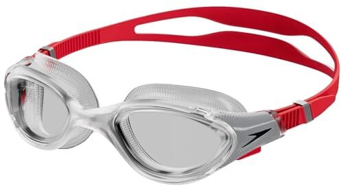 Speedo Unisex Adulto Biofuse.2.0 Occhialini, Rosso, Taglia Unica