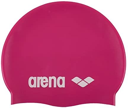 Arena Classic Silicone Cuffia Unisex in Silicone, Cuffia Piscina Donna e Uomo, Cuffia Nuoto con Bordo Rinforzato, Cuffia Morbida e Resistente